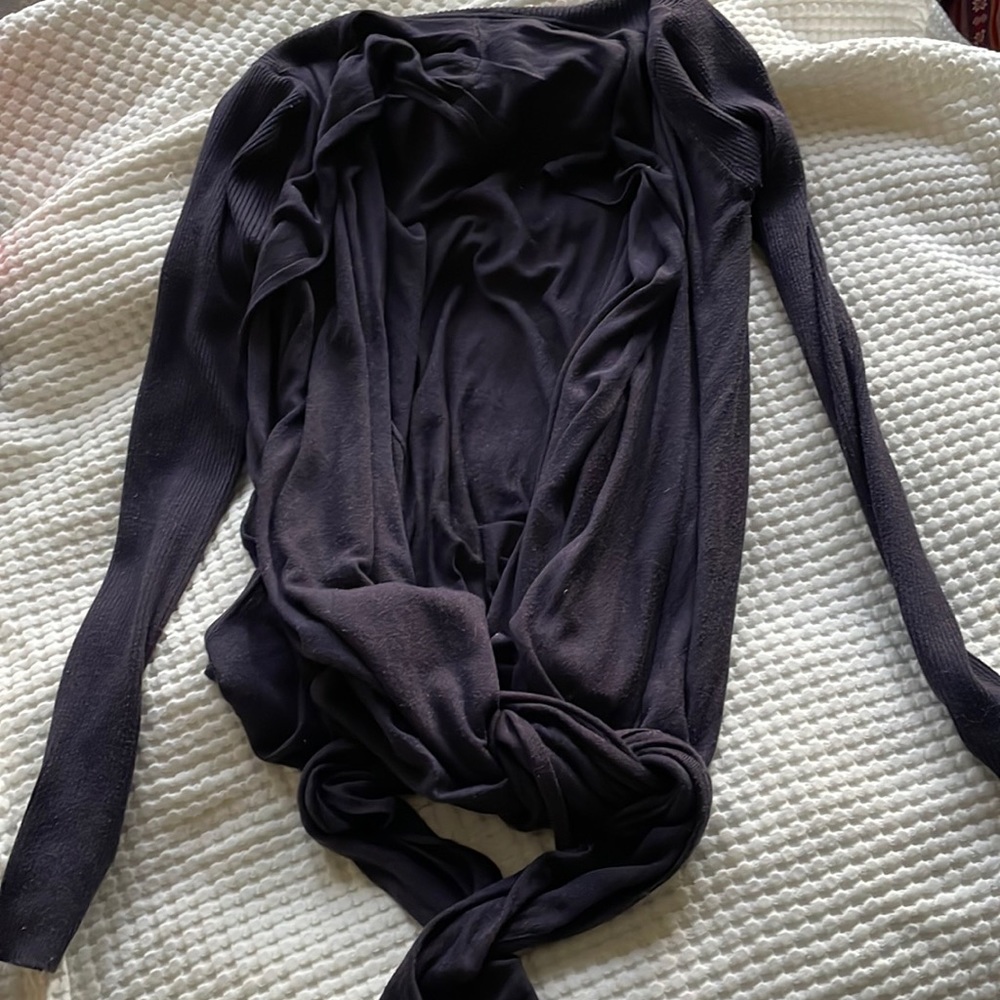 Plum Lulu wrap sweater
